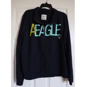 American Eagle Half Zip Hoodie